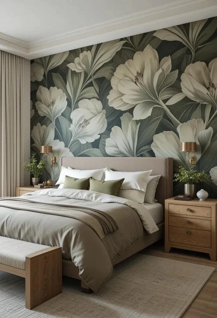 Bedroom Wallpaper Fixing Service