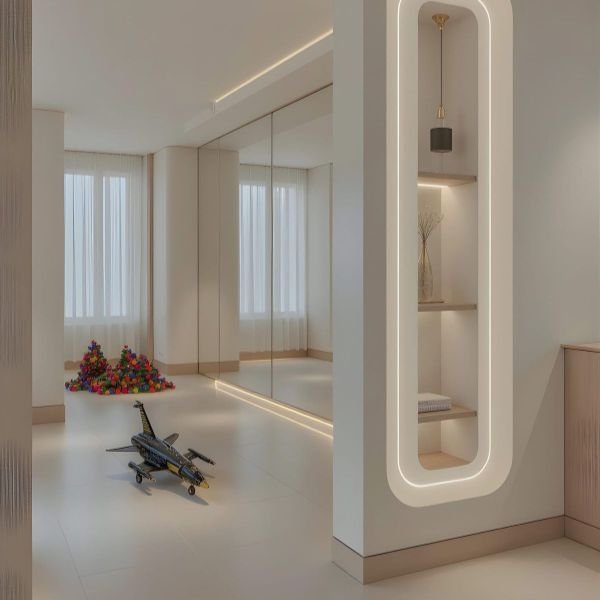 Elegant Gypsum Partition