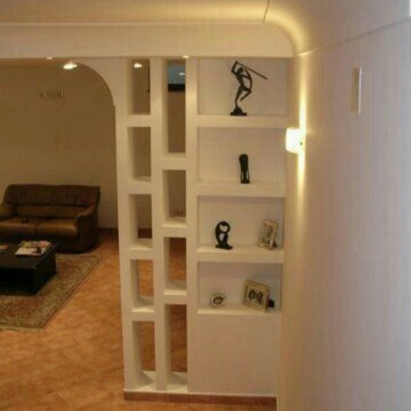 Minimalist Gypsum Room Divider