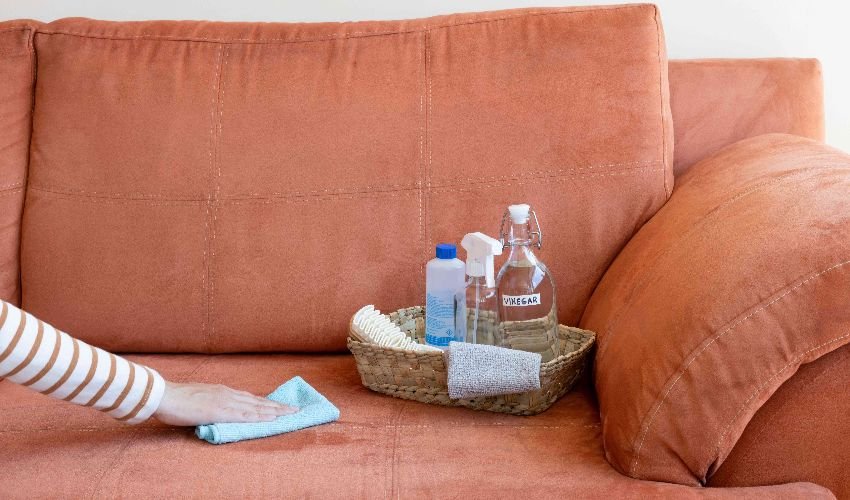 Modern Detergents are Good for Wiping Out Dust from a Sofa