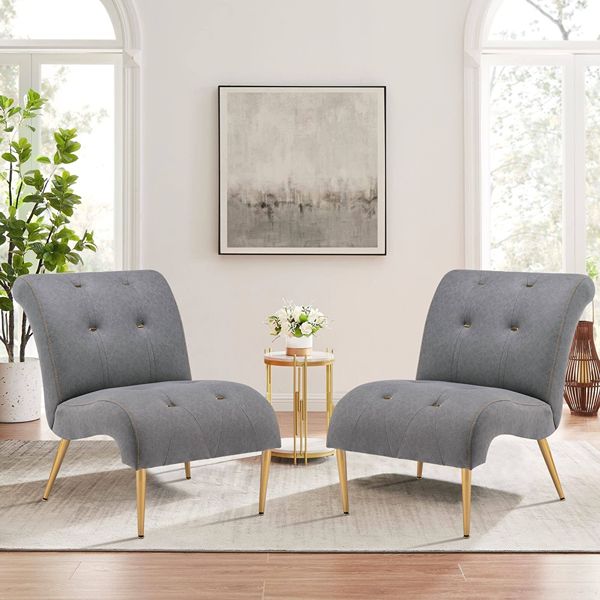 Chair Repair 32 Gray accent chairs professionally repaired