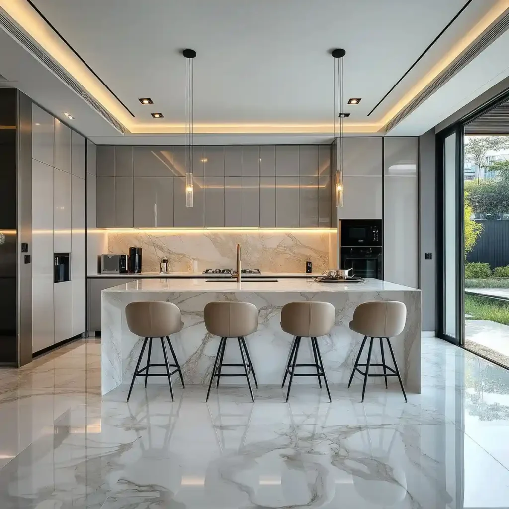 Luxury kitchen with island