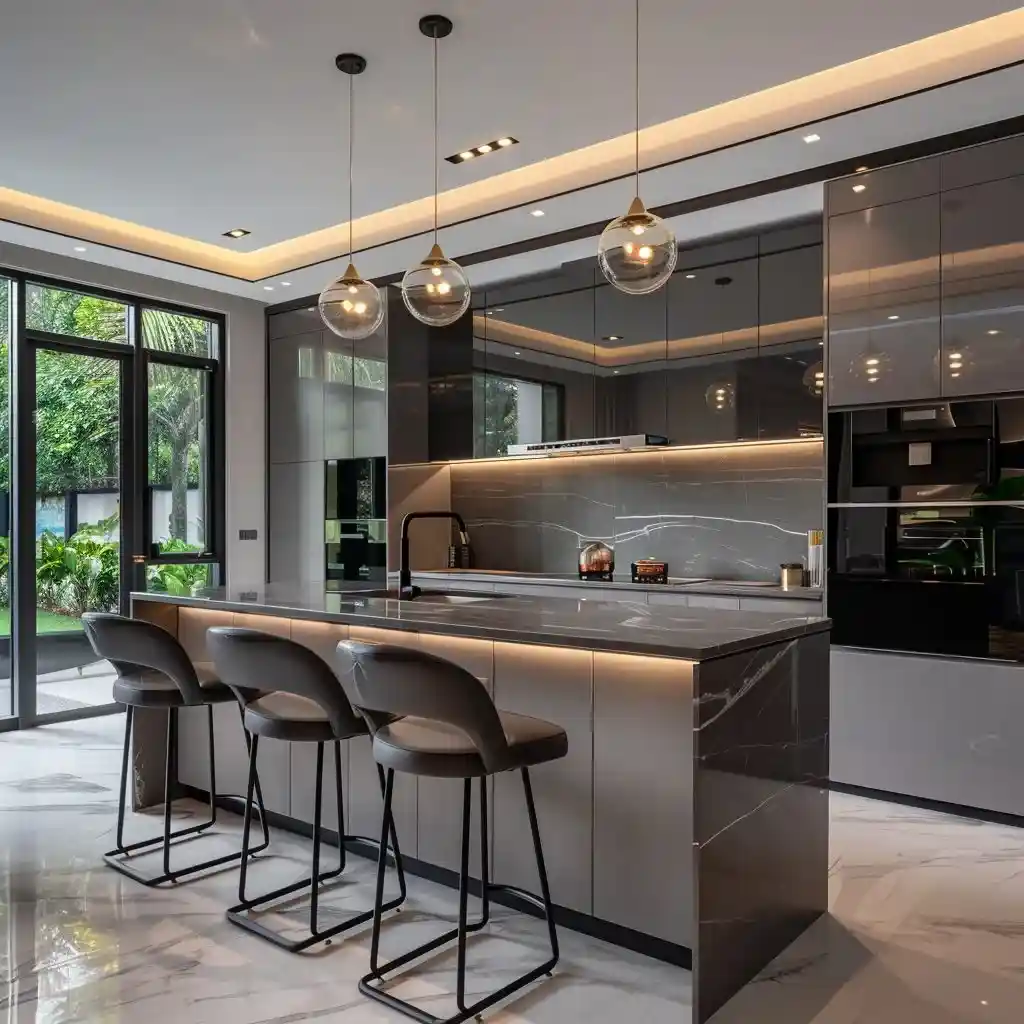 Modern kitchen after renovation