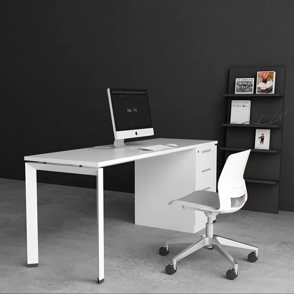 Furniture Assembling 29 Modern white home office desk