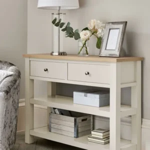 Large Cream Console Table