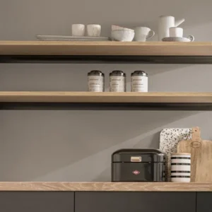 Board+Rail Custom Wall-Mounted Kitchen Shelf