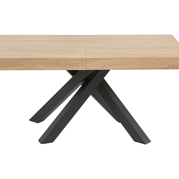 CATONAV Natural Black Extendable Table 3 CATONAV Natural Black Extendable-Table