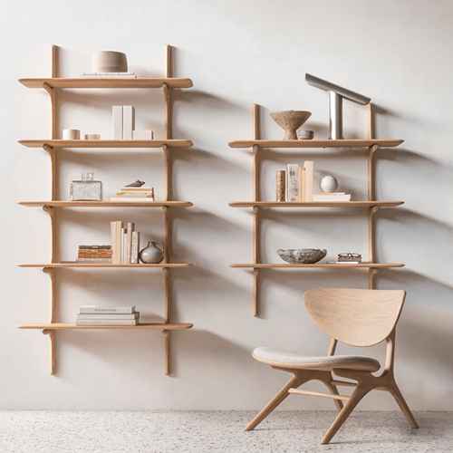 Custom Open Wall Shelving