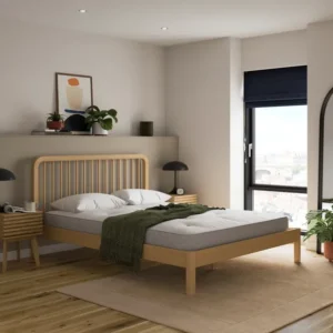 Essie Scandi Spindle Wooden Bed