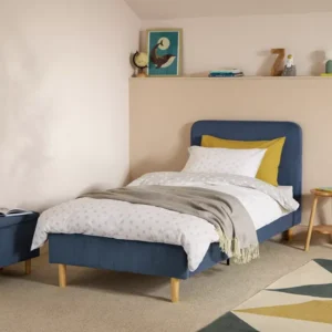 Habitat Arden Blue Fabric Single Bed Frame