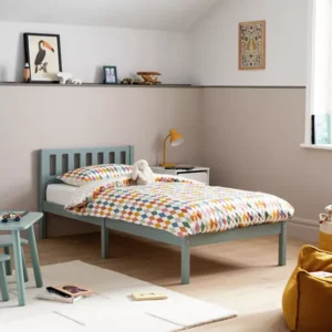 Habitat Ronnie Duck Egg Blue Bed Frame