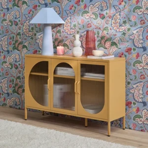 Conan 3-Door Mustard Yellow Sideboard