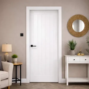 Mexicano White Primed Paint-Grade Interior Door
