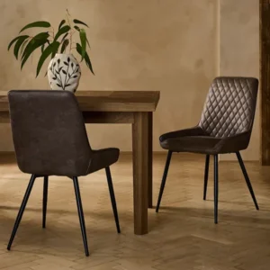 Monza Peppercorn Dining-Chairs