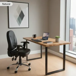 Oak Stave Executive Work Desk