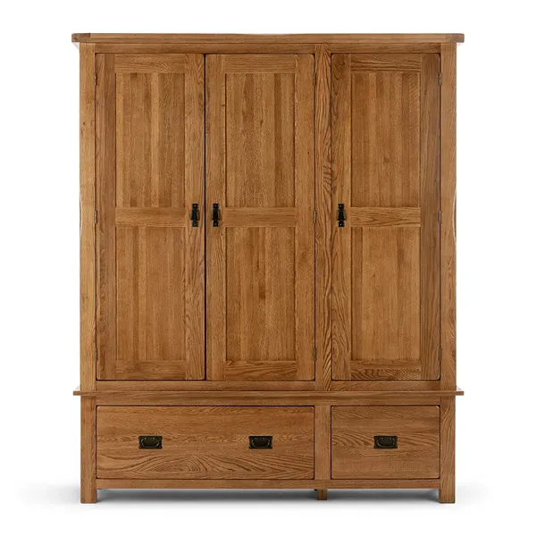 Original Rustic Three-Door Wardrobe 3 Original-Rustic Three-Door Wardrobe