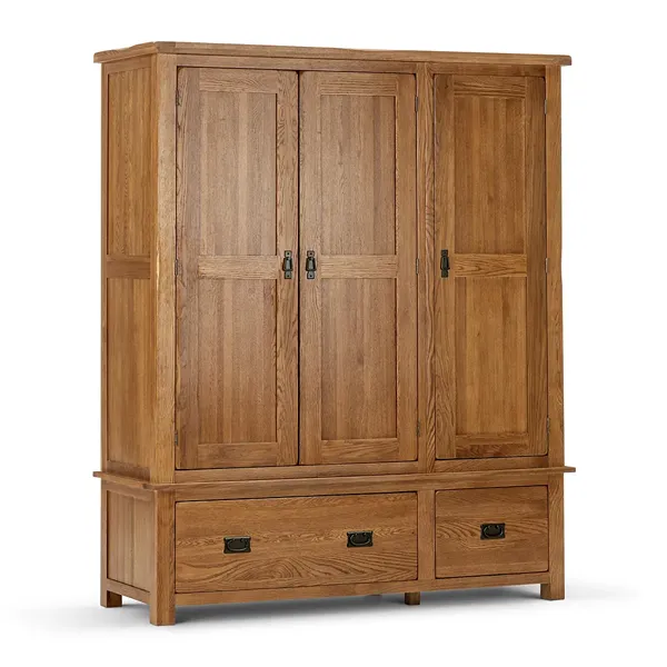 Original Rustic Three-Door Wardrobe 2 Original Rustic Three-Door Wardrobes