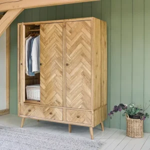 Parquet Three-Door Bedroom Wardrobe