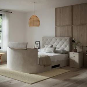 Rhea Ottoman Storage TV Bed Frame