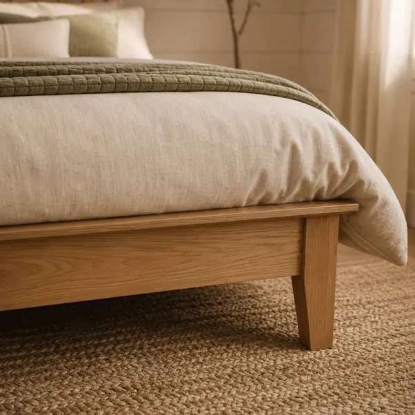 Salerno Shaker Oak Bed Frame 3 Salerno Shaker Oak Bed-Frame