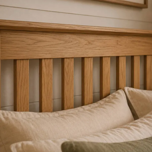 Salerno Shaker Oak Bed Frame 4 Salerno Shaker Oak Bed-Frames