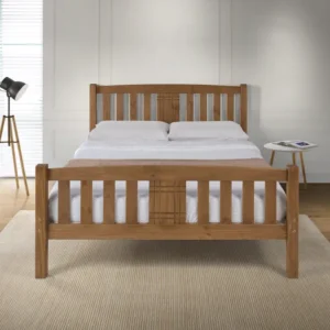 Sedna Honey Pine Wooden Bed