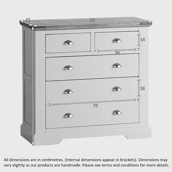 St Ives Natural Oak & Light Grey 2/3 Drawer Cabinet 3 St Ives Natural Oak & Light Grey 23 Drawer-Cabinet