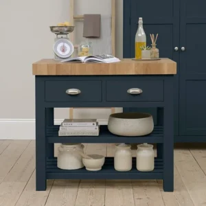 Sussex Deep Midnight Blue Kitchen Island Unit