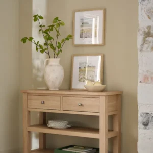 Natural Malvern Cream Large Console Table
