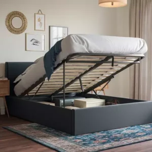Yardley-Fabric Lift-Up Storage Bed