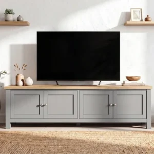180cm Grey Shaker TV Unit with Storage